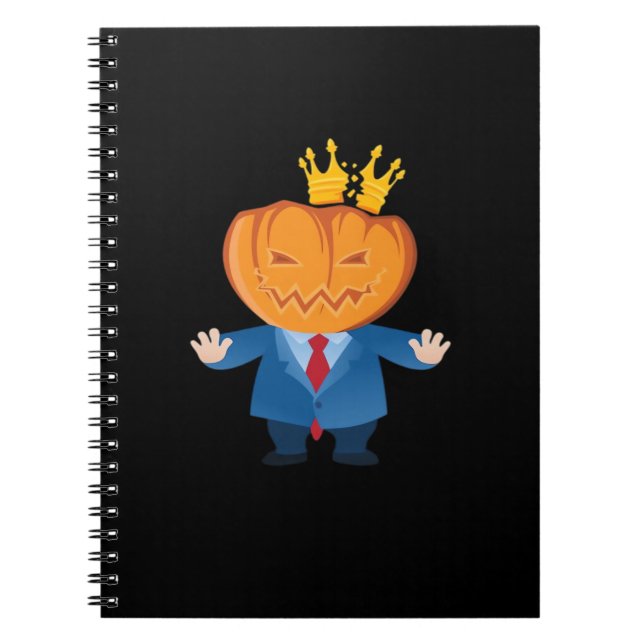 No Kings - Trumpkin Pumpkin Classic Notebook (Front)