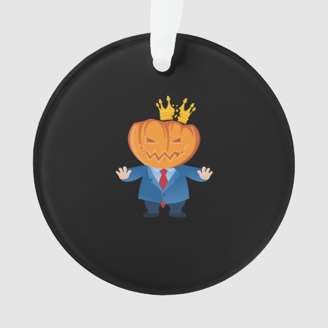 No Kings - Trumpkin Pumpkin Classic Ornament (Front)