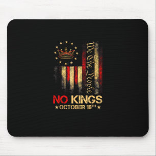 No Kings Vintage America Flag 1776 Mouse Mat