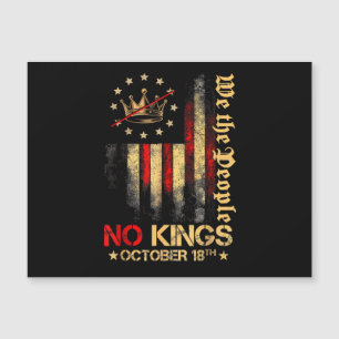 No Kings Vintage America Flag 1776 October 18