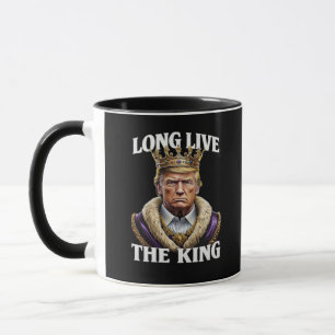 No Kings Vintage Long The King  Mug