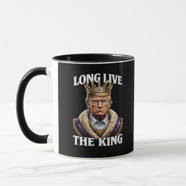 No Kings Vintage Long The King  Mug (Left)