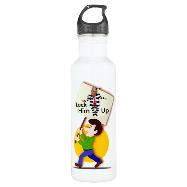 No Kings Water Bottle  (Front)