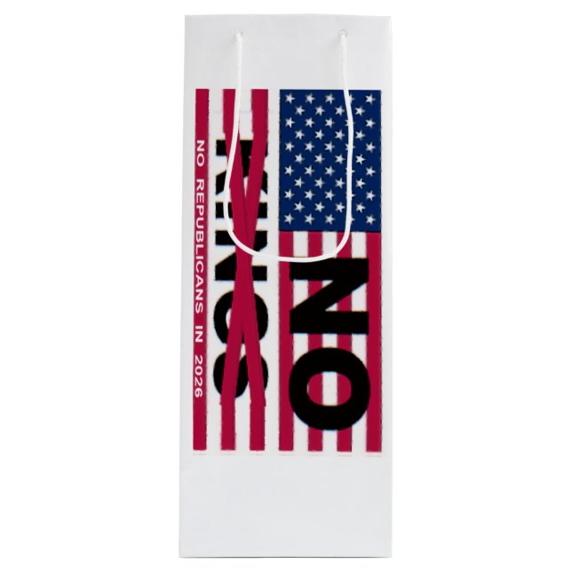 NO KINGS WINE GIFT BAG (Front)