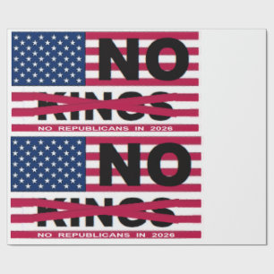 NO KINGS WRAPPING PAPER