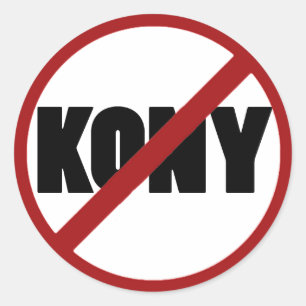 No Kony Stickers