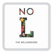 "No L" Humorous Personalized Christmas Funny