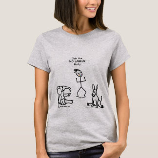 No Label Political Party T-Shirt