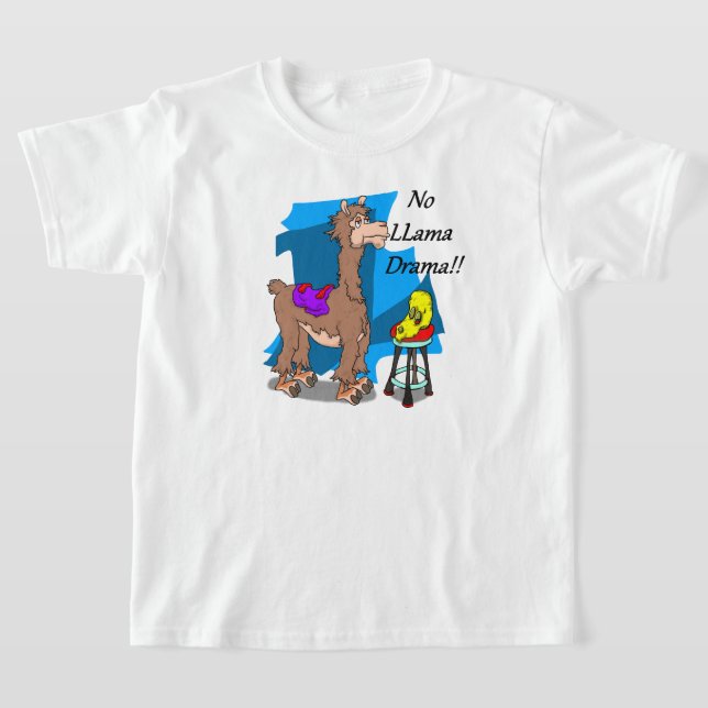 No Lama Drama!! 1 T-Shirt (Laydown)