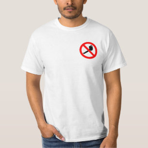 No Leaf Blowers Logo T-Shirt