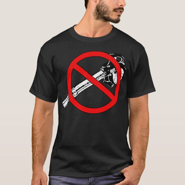 NO Leaf Blowers T-Shirt (Front)
