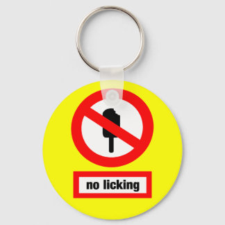 no licking key ring
