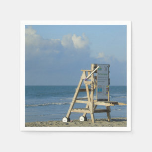 No Lifeguard On Duty Napkin