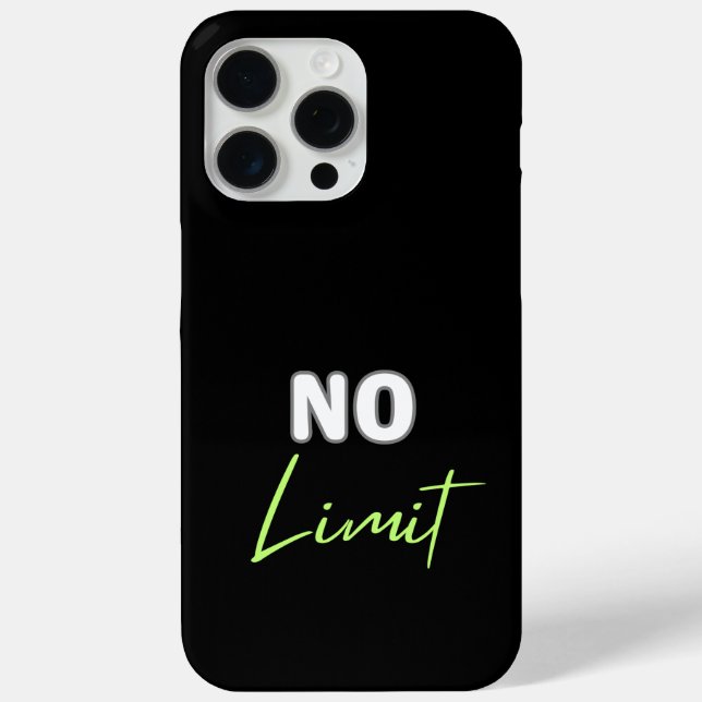 No Limit Case-Mate iPhone Case (Back)