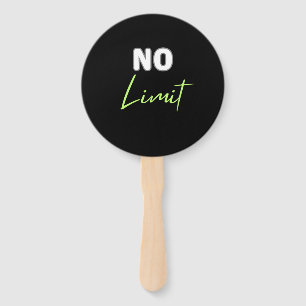 No Limit Hand Fan