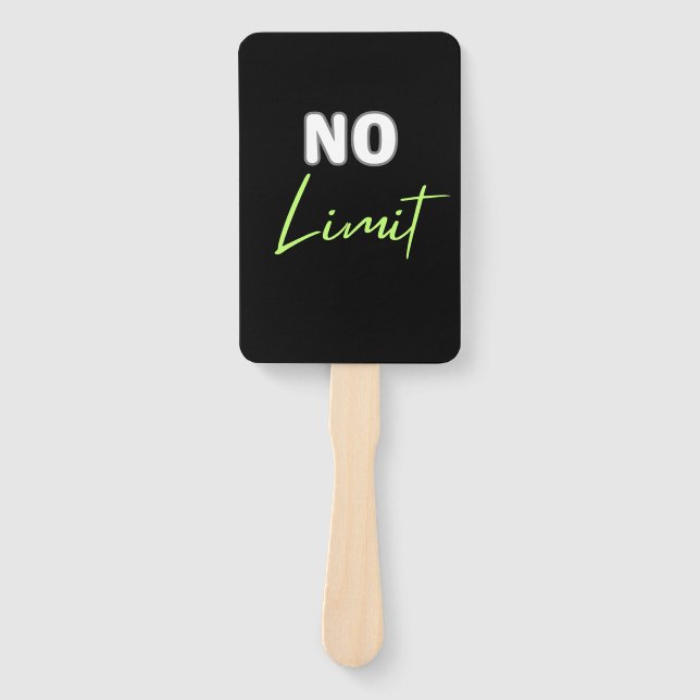 No Limit Hand Fan (Front)