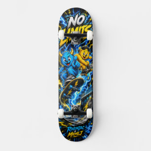 No Limits Electric Monster Skate Street Graphic Skateboard