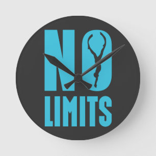 No Limits Freediving Round Clock