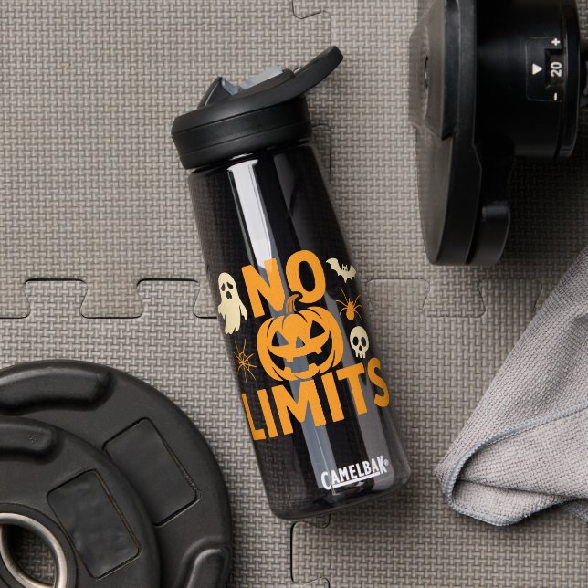 No Limits Halloween Sport Water Bottle (Gym (Rotated))