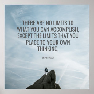 No Limits Inspiration Success Poster /Wall Decor