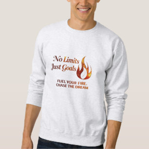 No Limits Motivational Sweatshirt – Arrow & Target