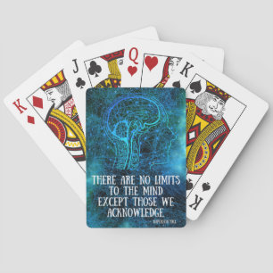 No Limits to the Mind - Napoleon Hill Playing Cards