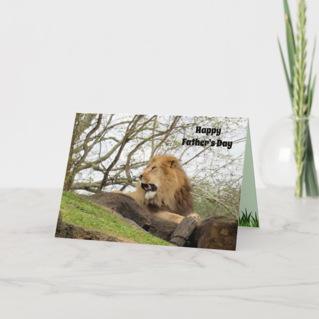 No Lion, You're the Best Dad - Father's Day Card (Front)