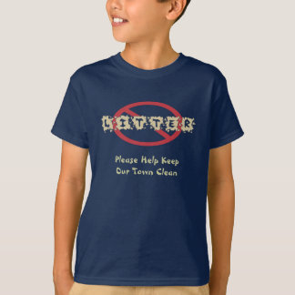No Litter Kids T-Shirt