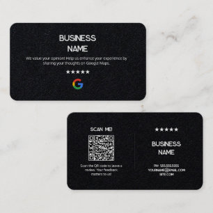 📲 No Logo Simple Google Review Premium Cards