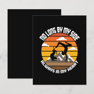 no long by my side always in my heart enclosure card
