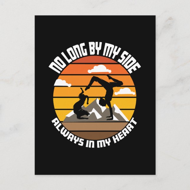 no long by my side always in my heart postcard (Front)