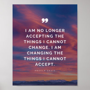 No longer accepting the things I cannot change Poster