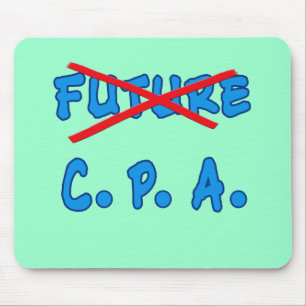 No Longer Future CPA Graduation Design Mouse Mat