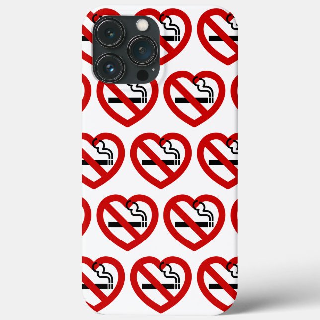 No Love For Smoking Sign Case-Mate iPhone Case (Back)
