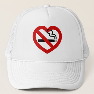 No Love For Smoking Sign Trucker Hat