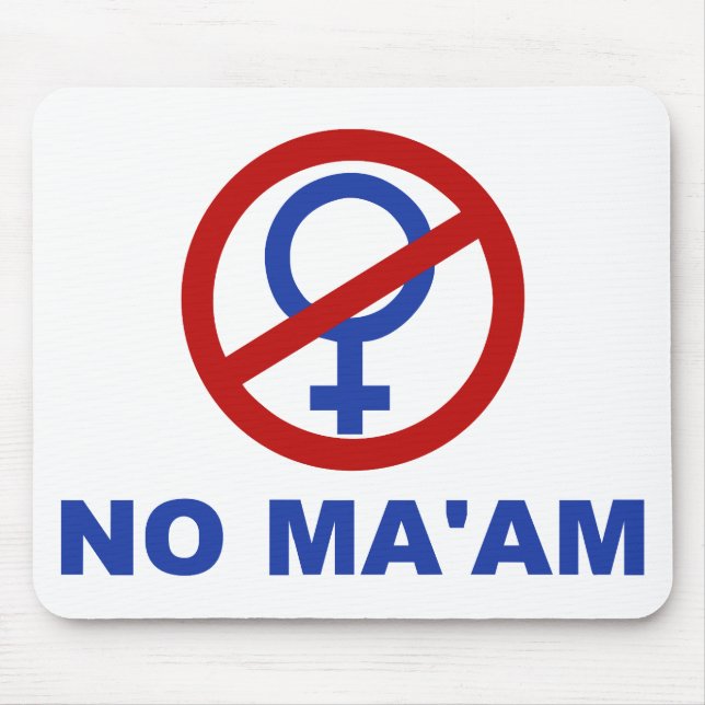 No Ma'am – Married with Children Mouse Mat (Front)