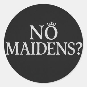 No Maidens? Meme Sticker   Dark Souls Anime Gamer 