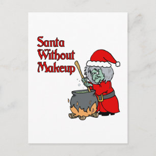 no makeup postcard