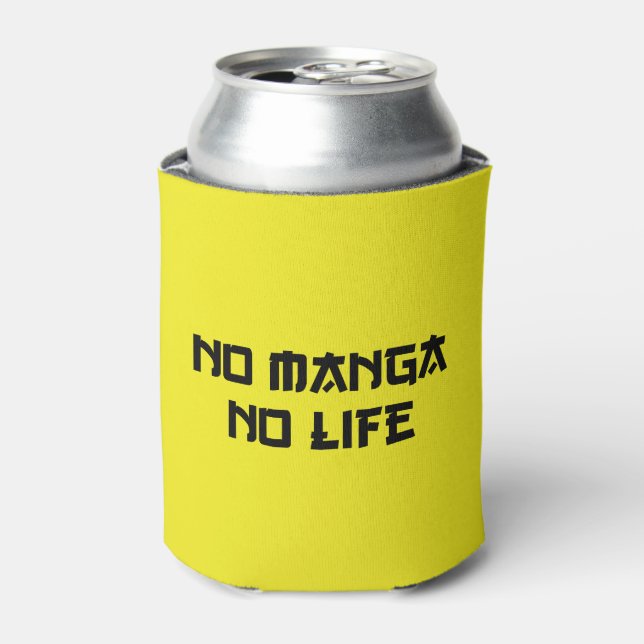 NO MANGA NO LIFE CAN COOLER (Can Front)