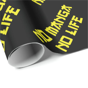 NO MANGA NO LIFE WRAPPING PAPER