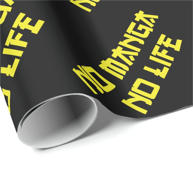 NO MANGA NO LIFE WRAPPING PAPER (Roll Corner)