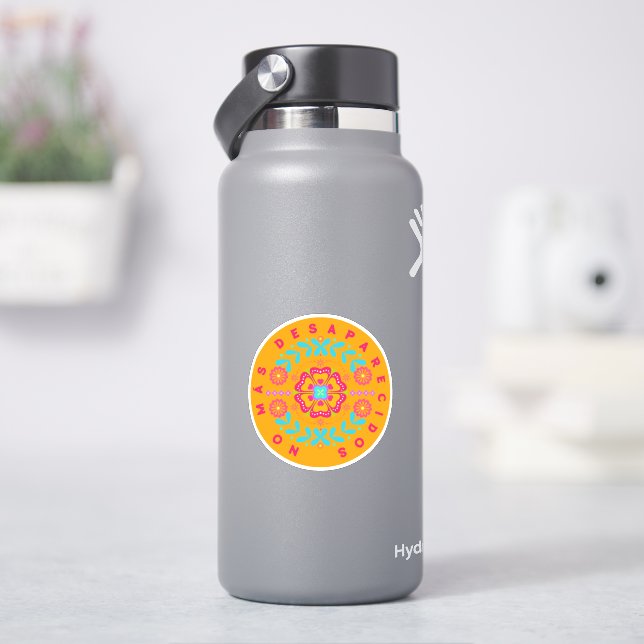 No Más Desaparecidos (flower) (HydroFlask)