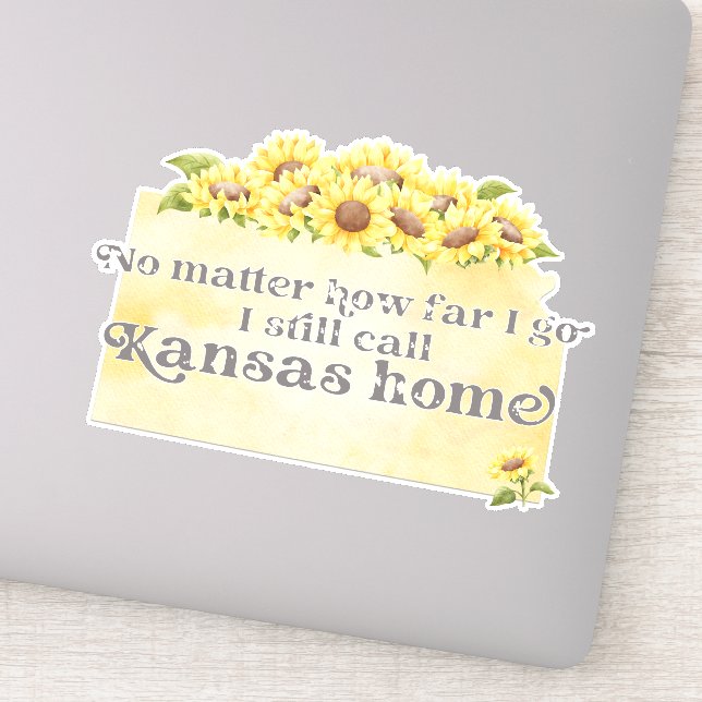 No Matter How Far I Go I still Call Kansas Home (Detail)