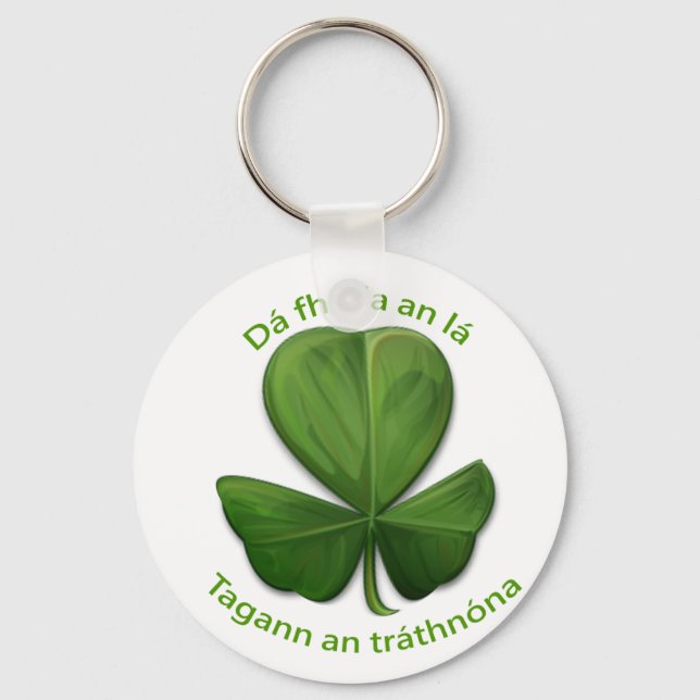 No matter how long the day, the evening comes. key ring (Front)
