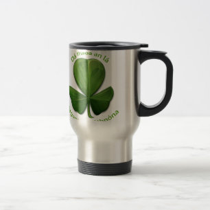 No matter how long the day, the evening comes. travel mug