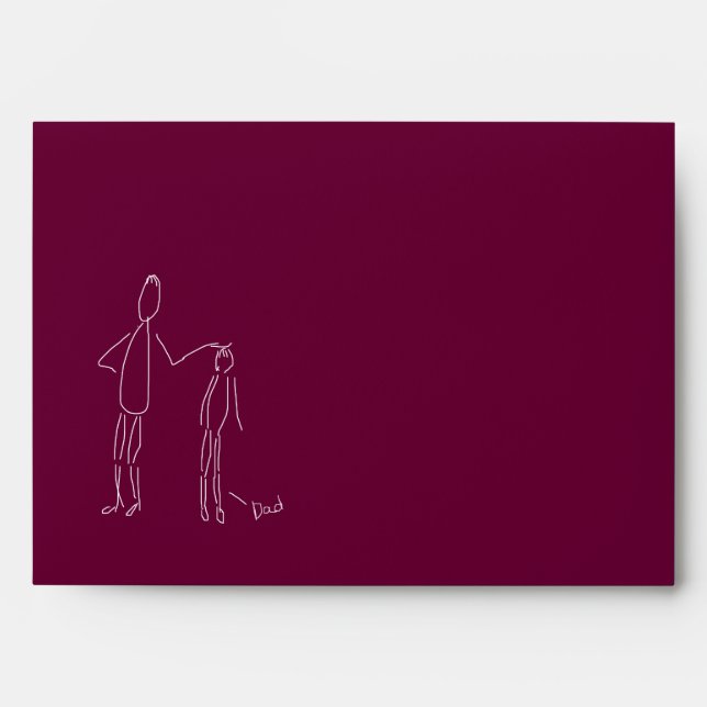 No Matter How Tall, Dad...Father's Day Envelope (Front)