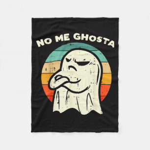 No Me Ghosta Funny Ghost Mexican Halloween Men Wom Fleece Blanket