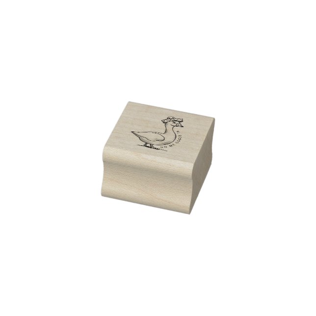 No Me Goose Ta (No Me Gusta) Mexican Goose Rubber Stamp (Stamp)