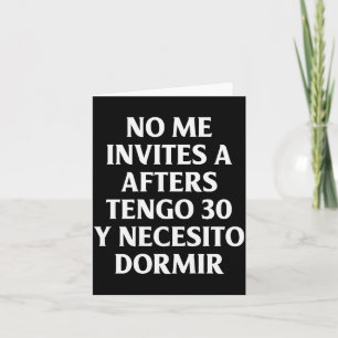 No Me Invites A Afters Tengo 30 Y Necesito Dormir 