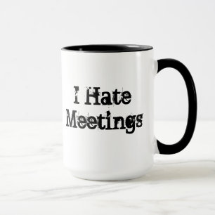 No Meetings Customised Funny Office Saying Mug